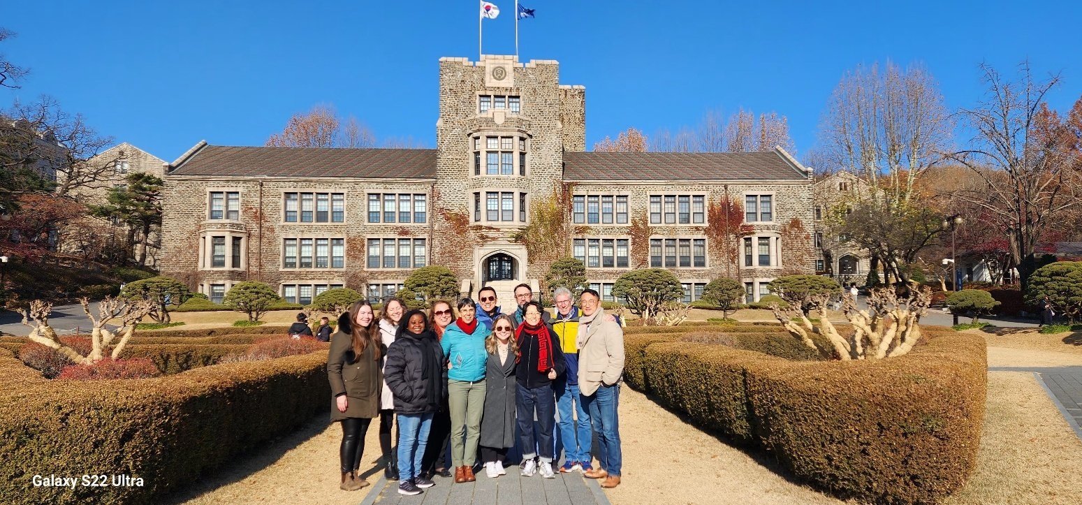AOP10 Leadership Group together outside Yonsei University in Seoul